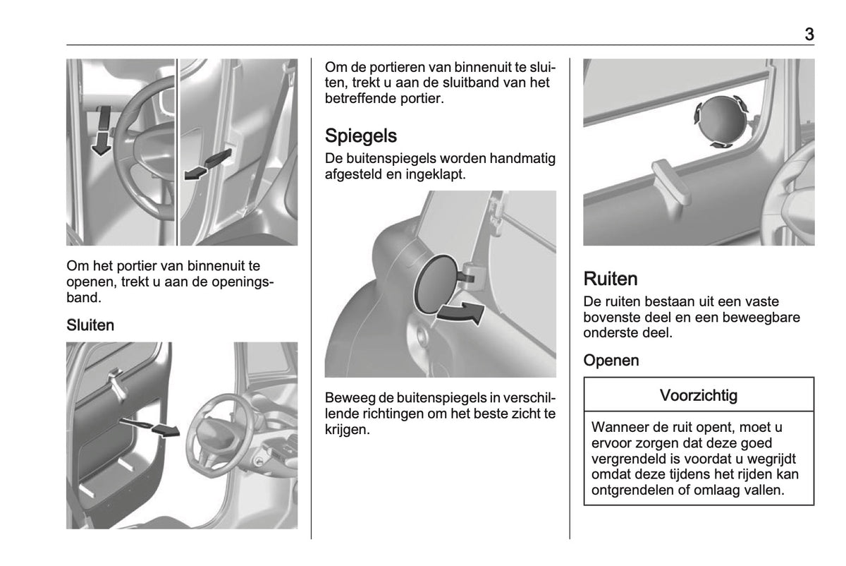 2023-2026 Opel Rocks-e Owner's Manual | Dutch