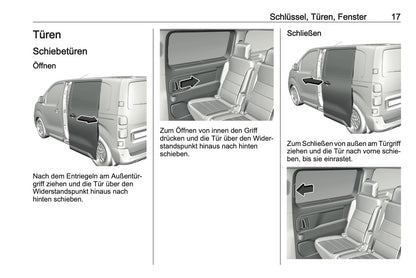 2023-2024 Opel Vivaro Bedienungsanleitung | Deutsch