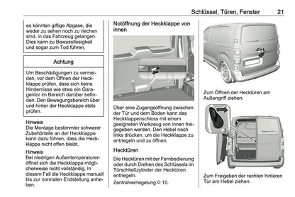 2023-2024 Opel Vivaro Bedienungsanleitung | Deutsch