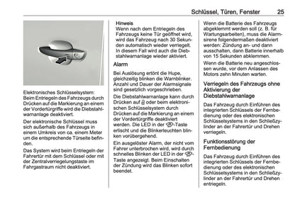 2023-2024 Opel Vivaro Bedienungsanleitung | Deutsch