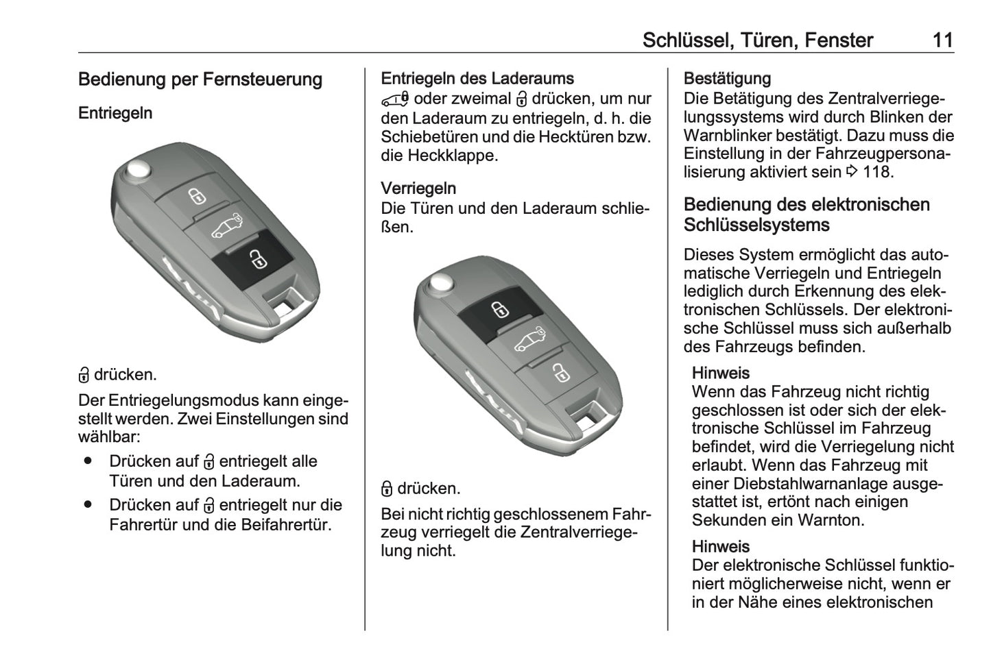2024-2025 Opel Vivaro Bedienungsanleitung | Deutsch