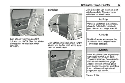 2024-2025 Opel Vivaro Bedienungsanleitung | Deutsch