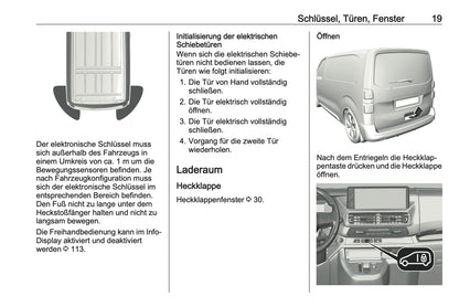 2024-2025 Opel Vivaro Bedienungsanleitung | Deutsch