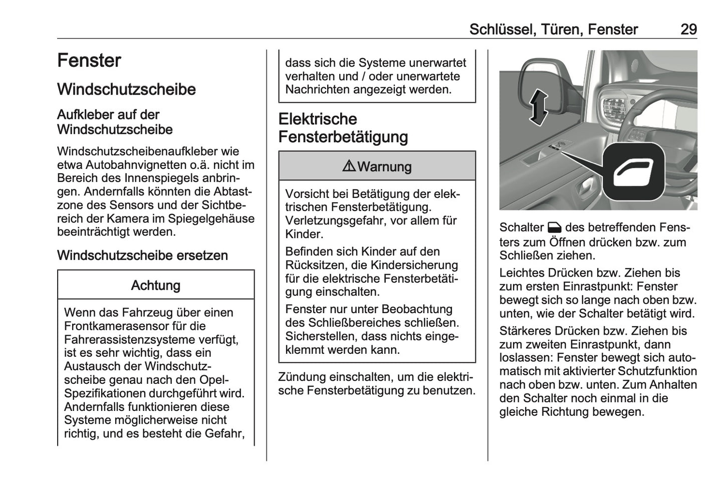 2024-2025 Opel Vivaro Bedienungsanleitung | Deutsch