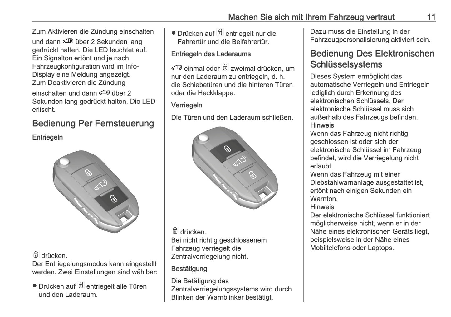2025-2026 Opel Vivaro Bedienungsanleitung | Deutsch