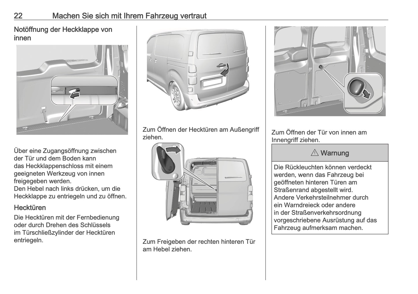 2025-2026 Opel Vivaro Bedienungsanleitung | Deutsch