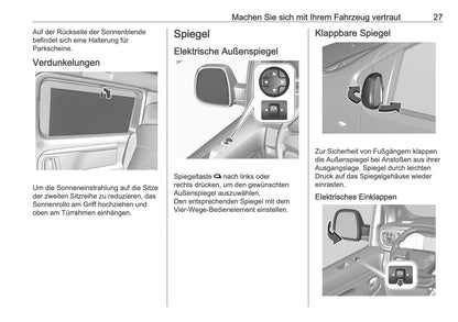 2025-2026 Opel Vivaro Bedienungsanleitung | Deutsch