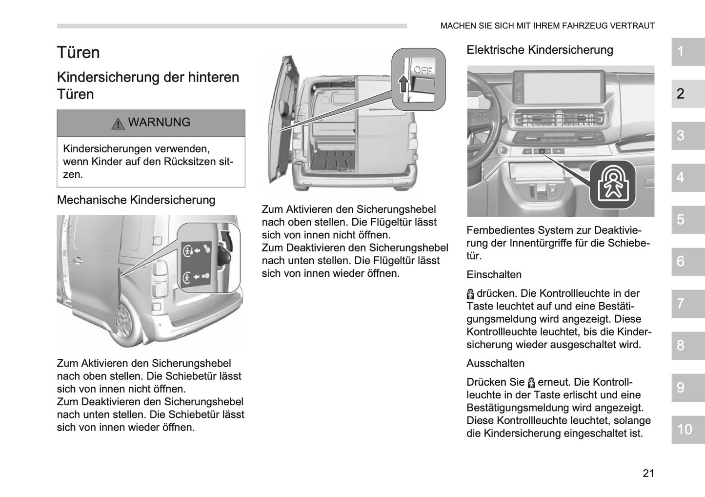 2026 Opel Vivaro Owner's Manual | German