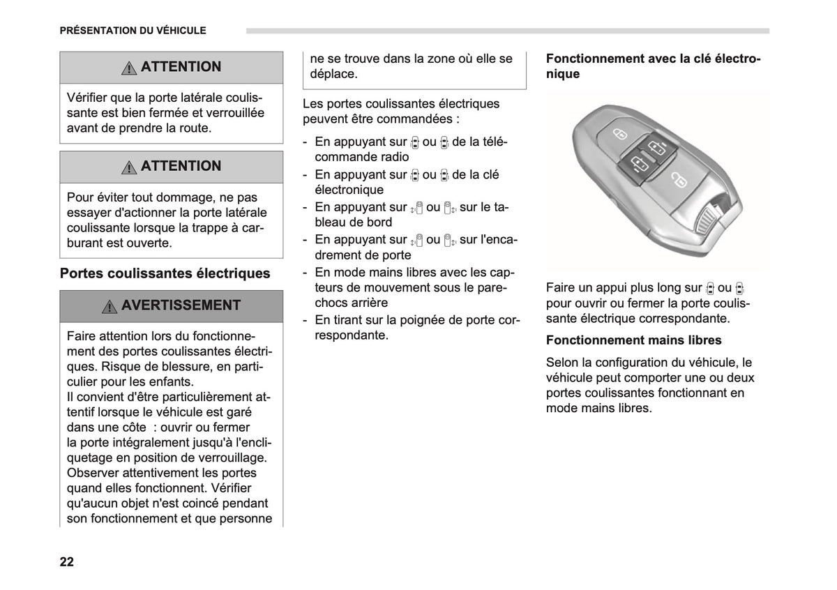 2026 Opel Vivaro Owner's Manual | French
