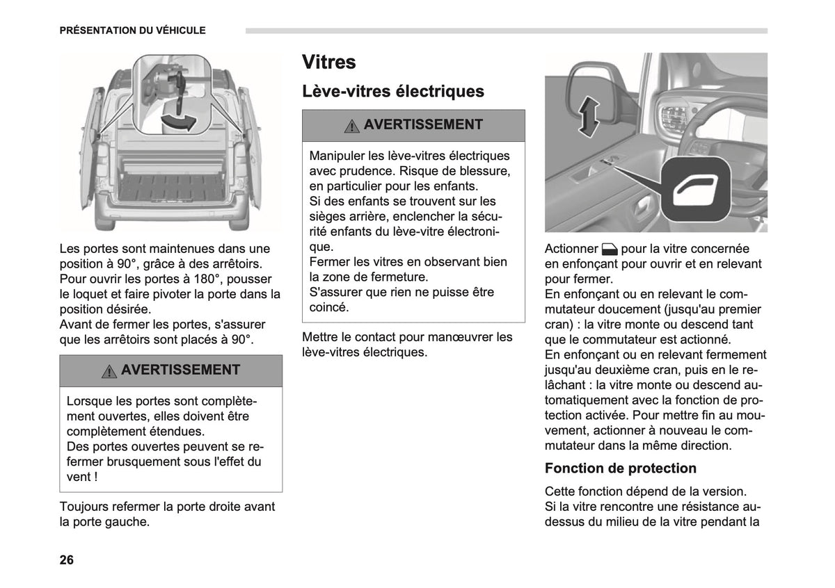 2026 Opel Vivaro Owner's Manual | French