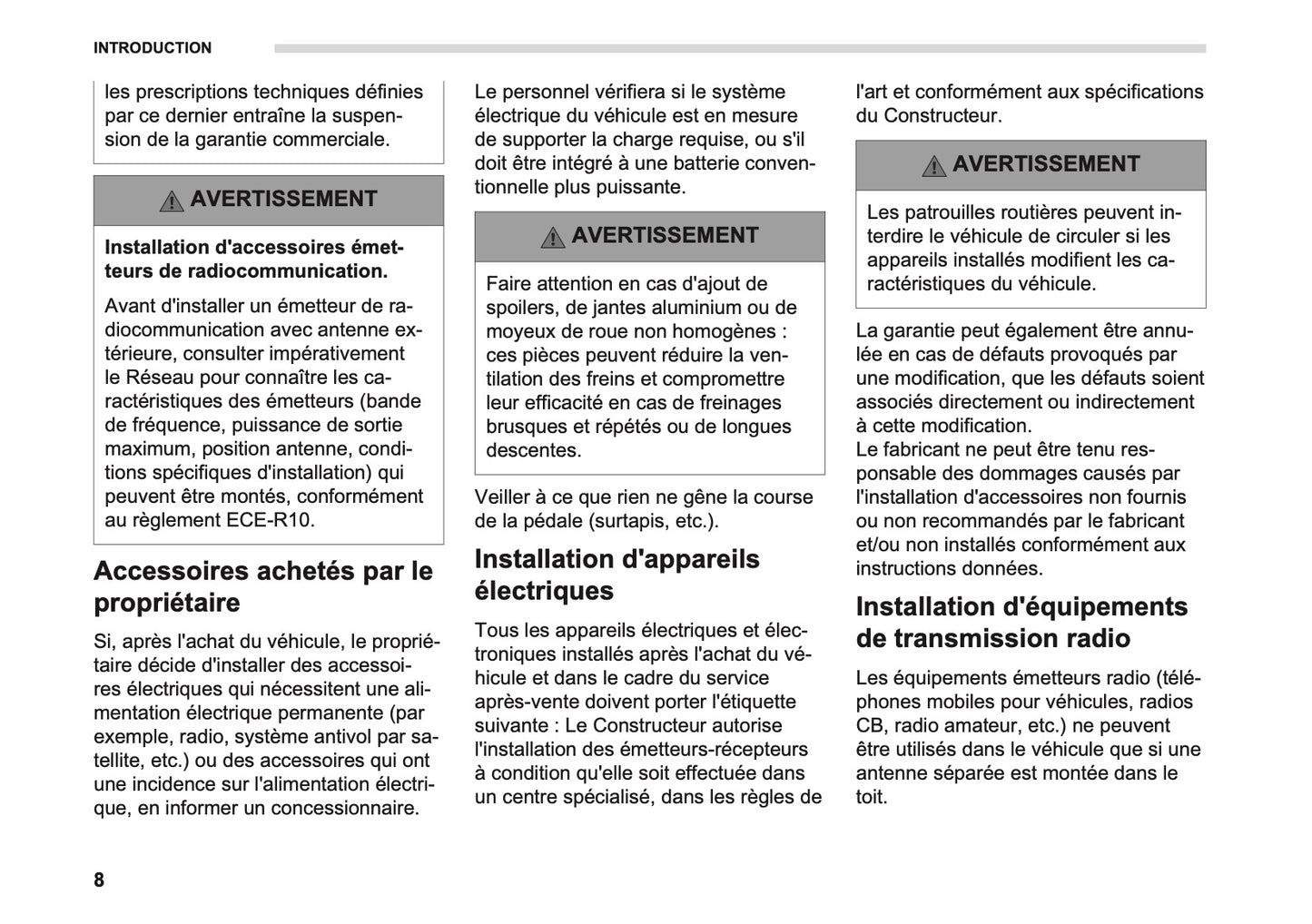 2026 Opel Vivaro Owner's Manual | French