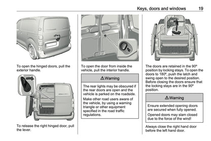 2023-2024 Opel Vivaro Owner's Manual | English