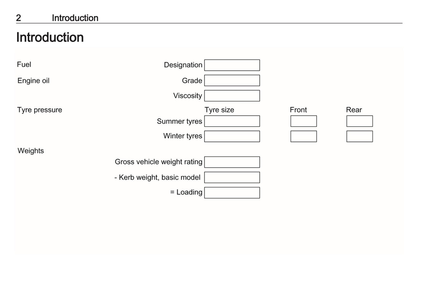 2023-2024 Opel Vivaro Owner's Manual | English