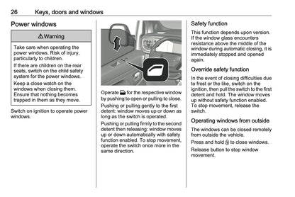 2023-2024 Opel Vivaro Owner's Manual | English
