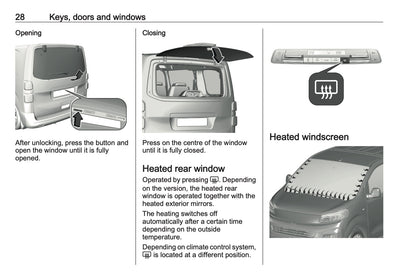 2023-2024 Opel Vivaro Owner's Manual | English