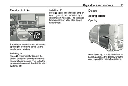 2024-2025 Opel Vivaro Owner's Manual | English