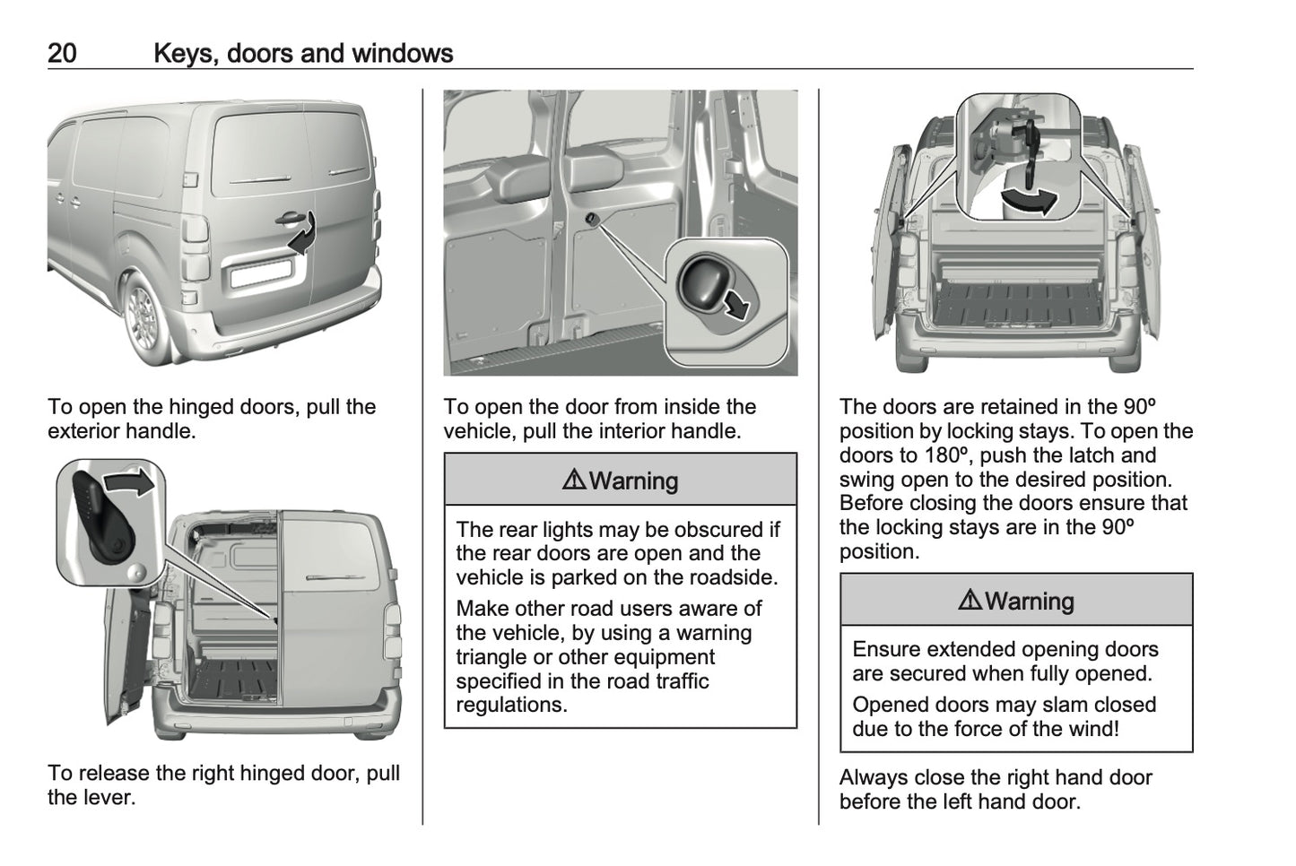 2024-2025 Opel Vivaro Owner's Manual | English