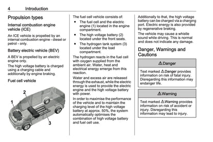 2024-2025 Opel Vivaro Owner's Manual | English