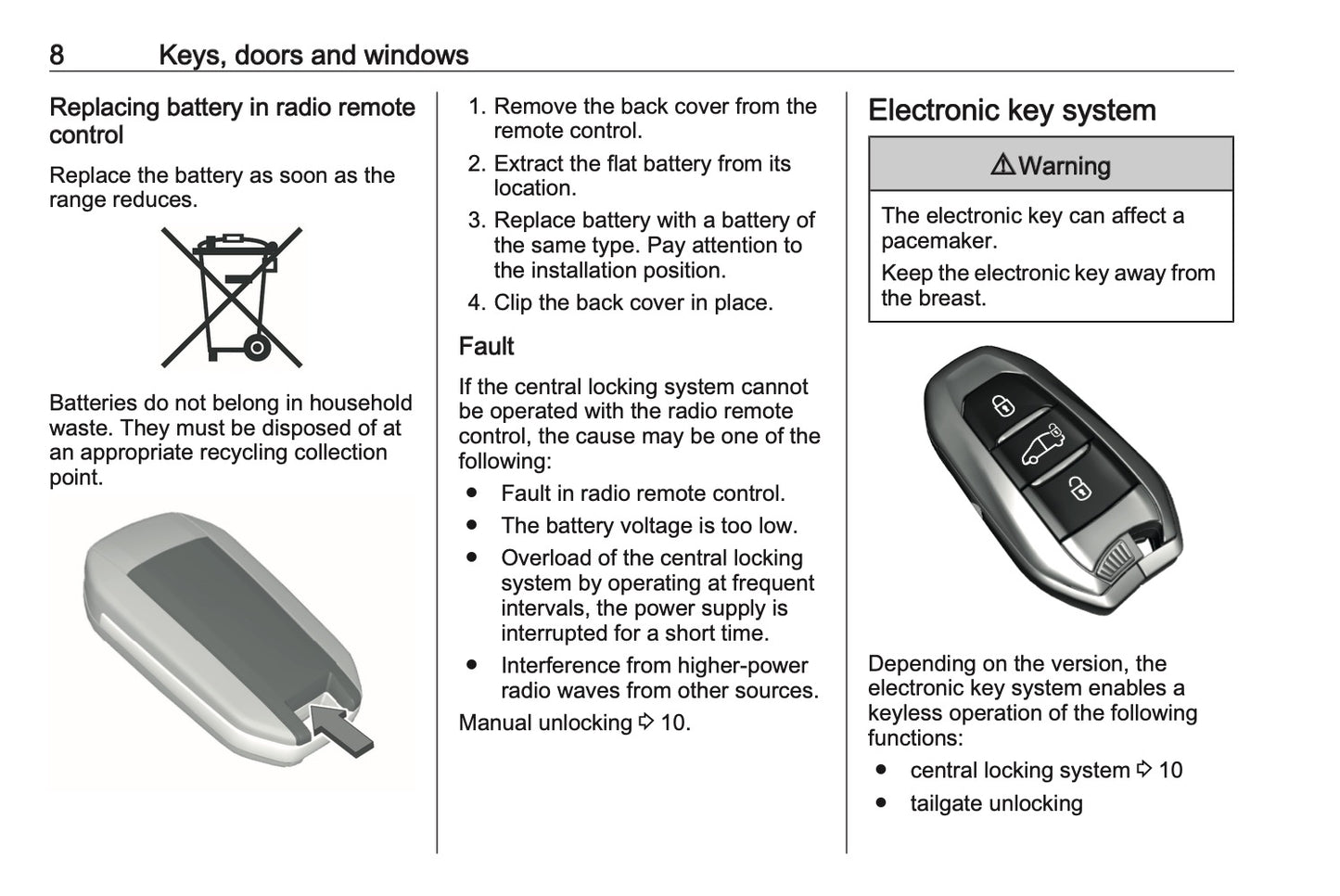2024-2025 Opel Vivaro Owner's Manual | English