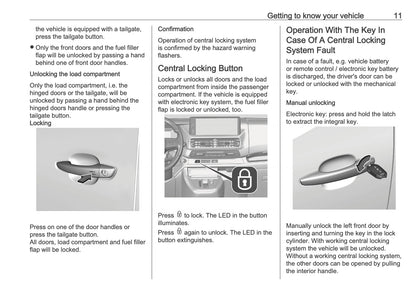 2025-2026 Opel Vivaro Owner's Manual | English