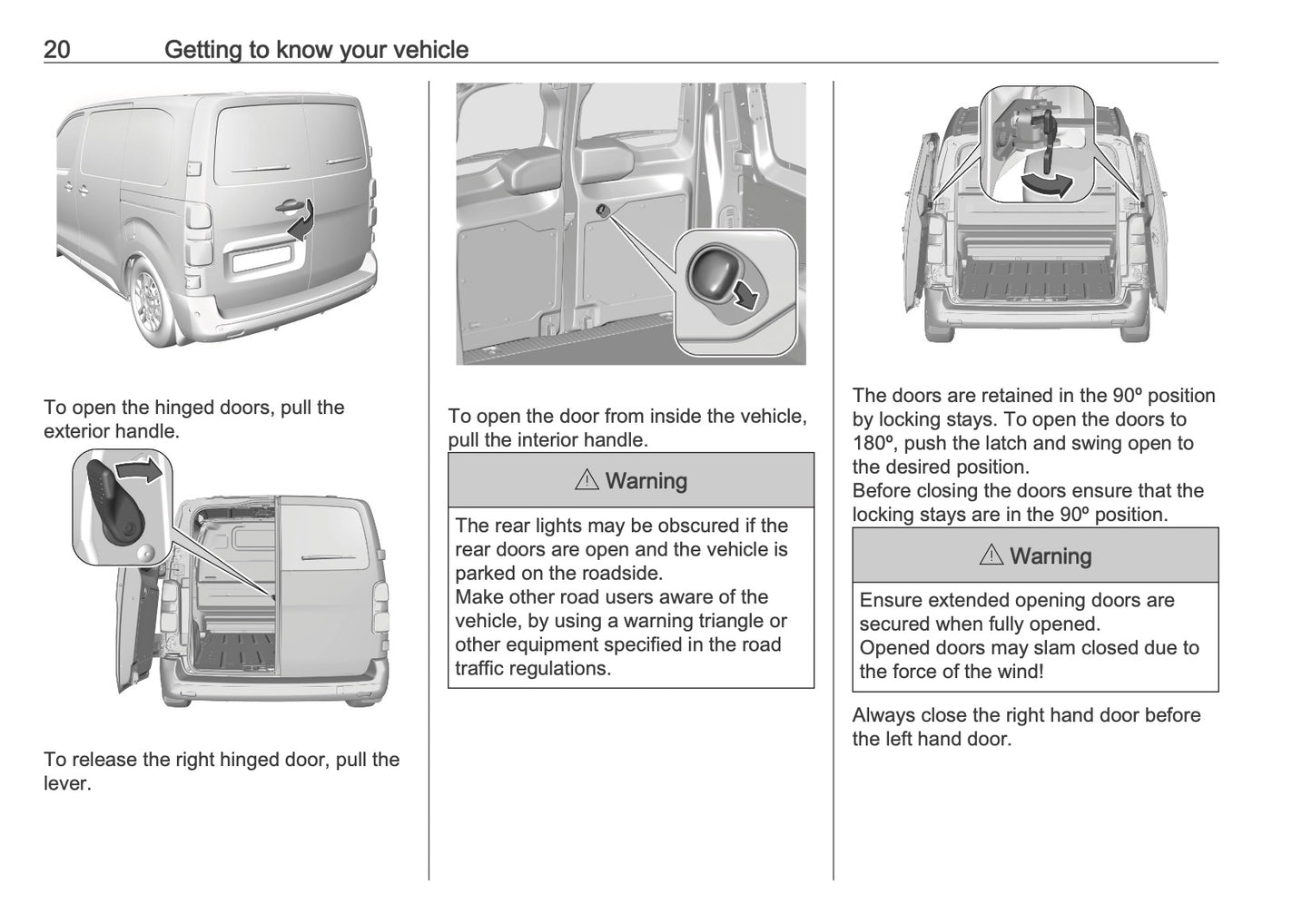 2025-2026 Opel Vivaro Owner's Manual | English