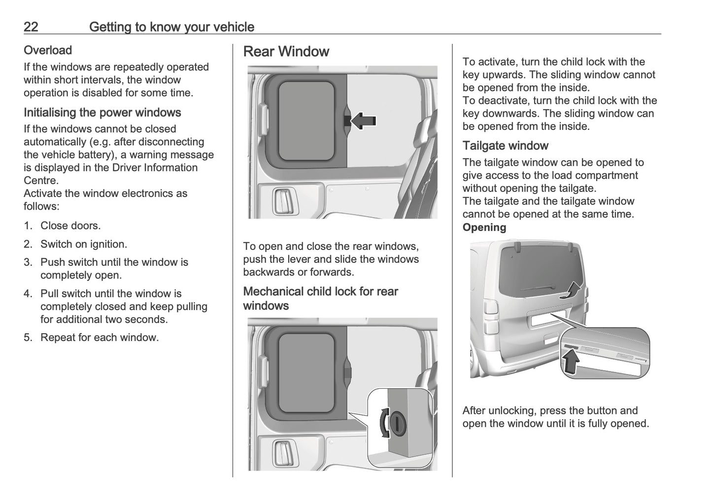 2025-2026 Opel Vivaro Owner's Manual | English