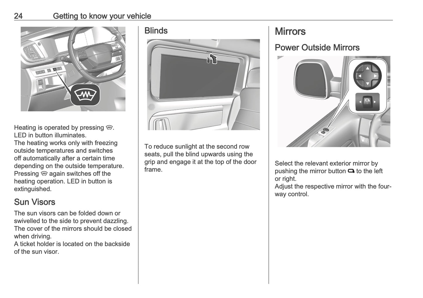 2025-2026 Opel Vivaro Owner's Manual | English