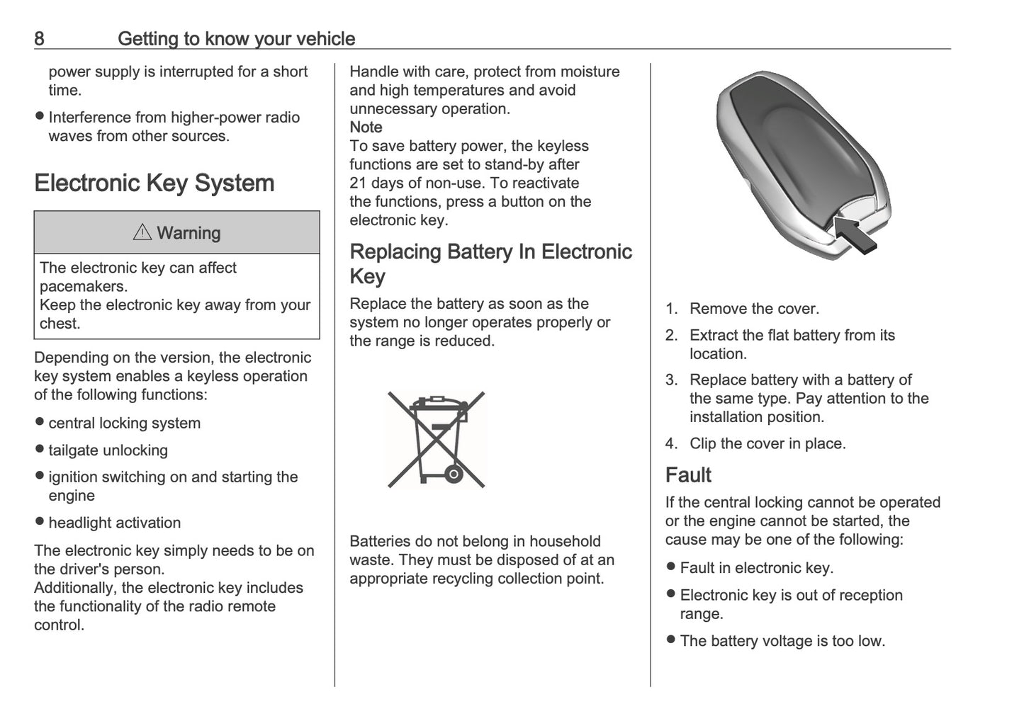2025-2026 Opel Vivaro Owner's Manual | English