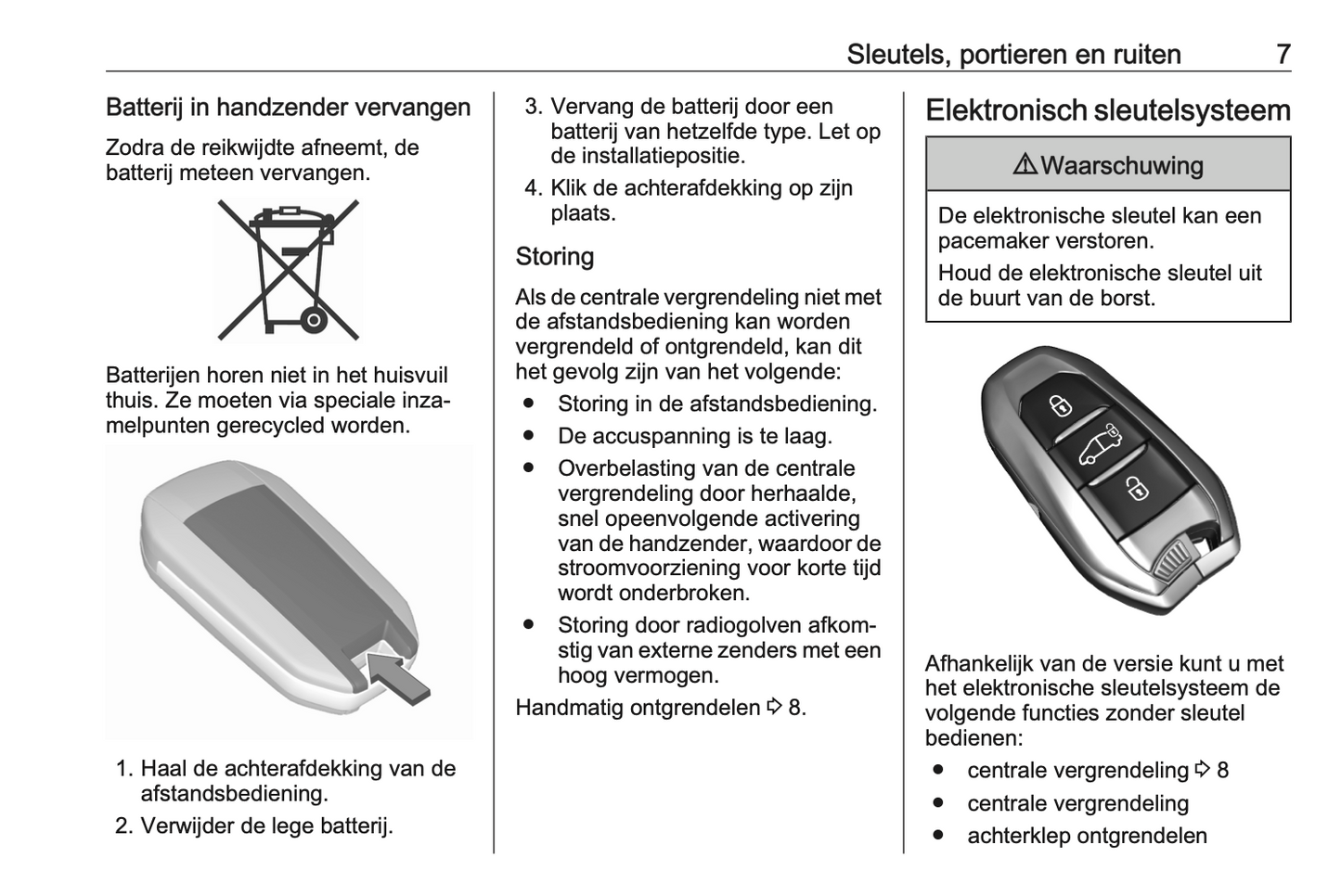 2023-2024 Opel Vivaro Owner's Manual | Dutch