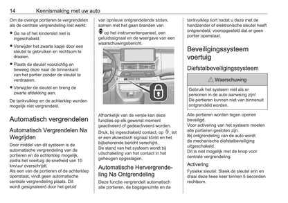 2025-2026 Opel Vivaro Owner's Manual | Dutch
