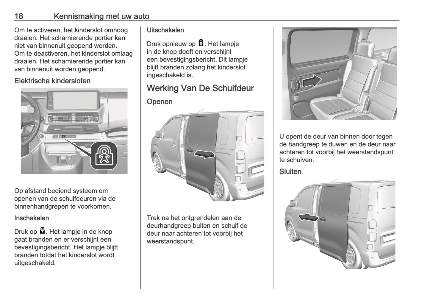 2025-2026 Opel Vivaro Owner's Manual | Dutch