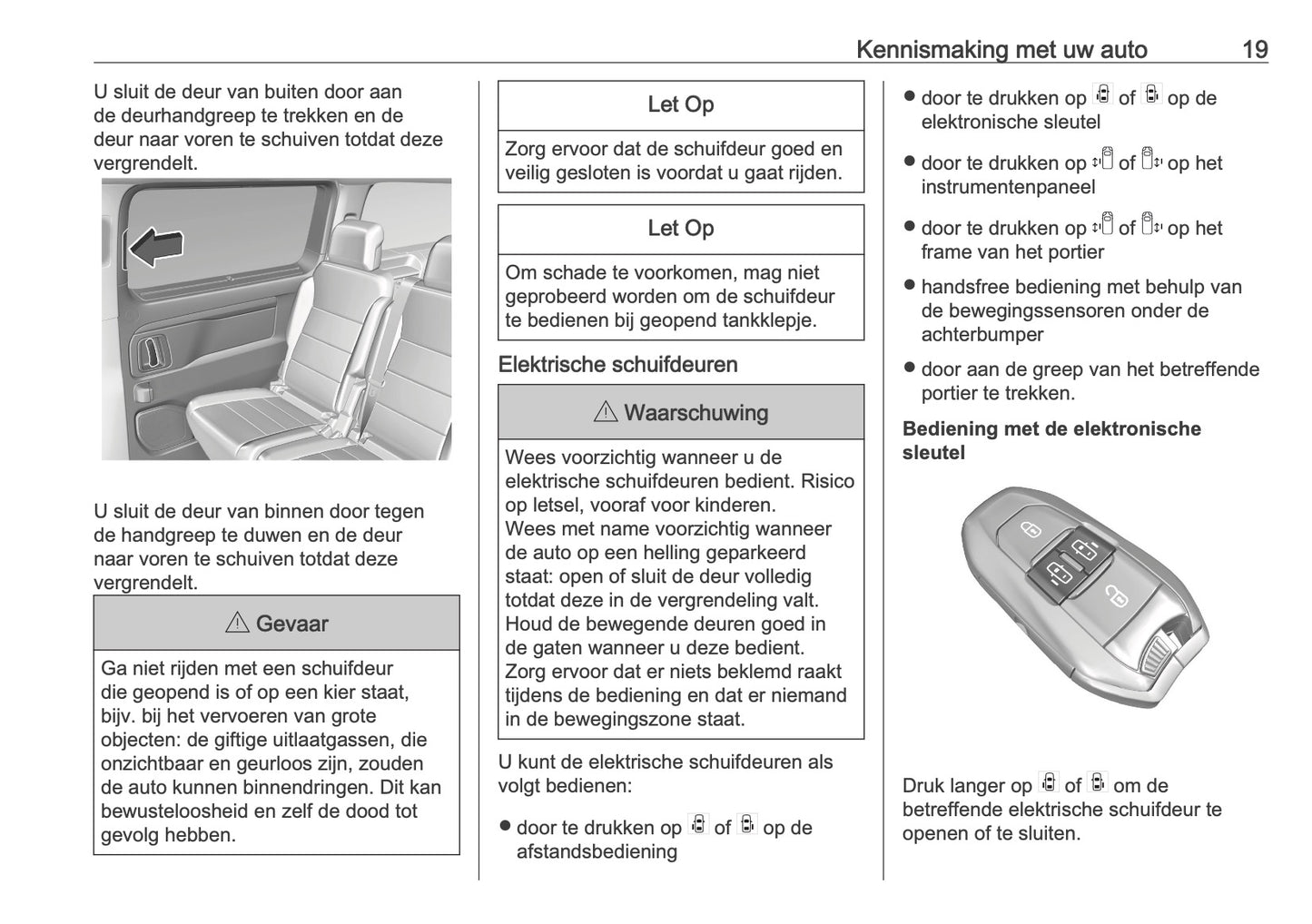 2025-2026 Opel Vivaro Owner's Manual | Dutch