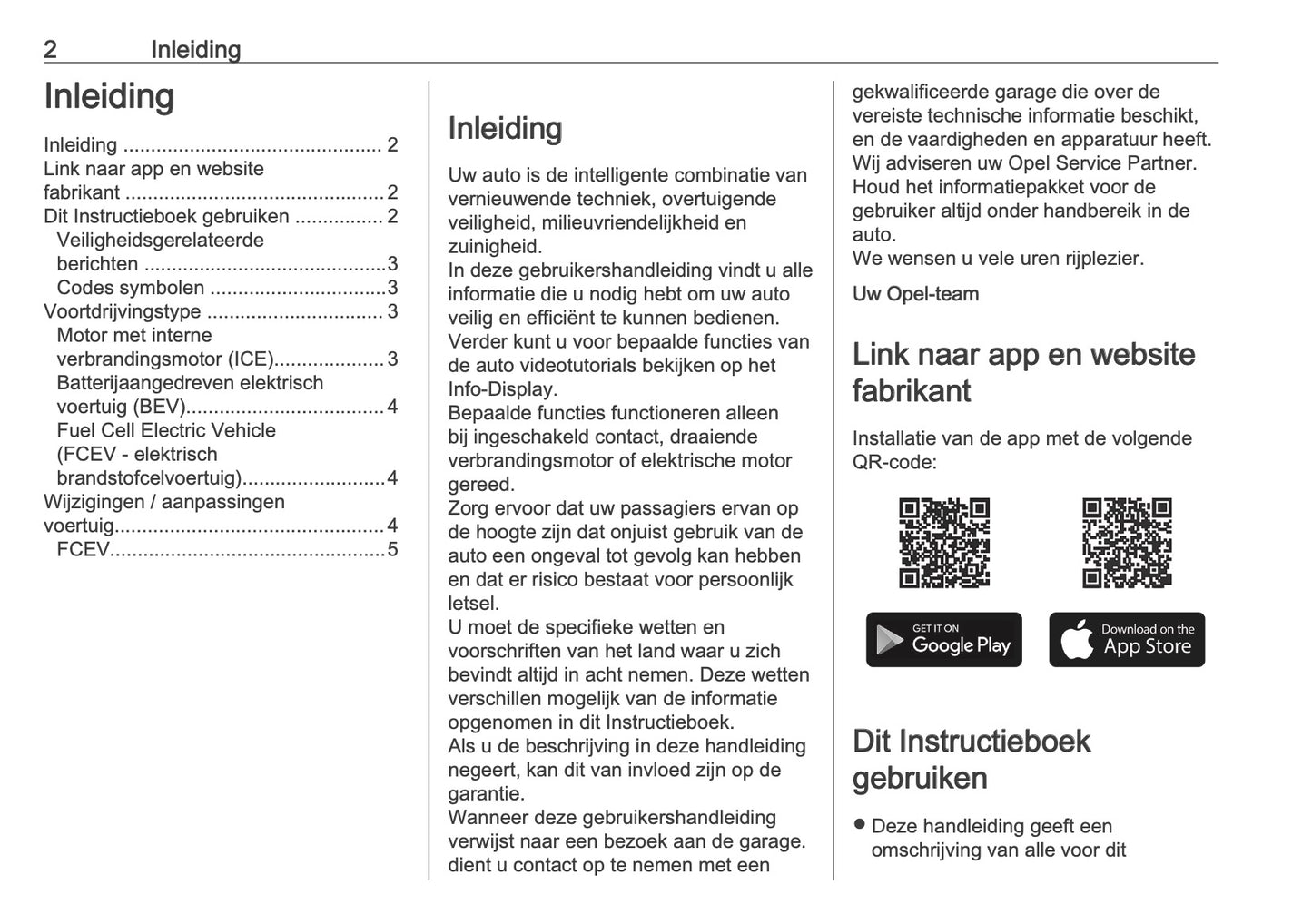 2025-2026 Opel Vivaro Owner's Manual | Dutch