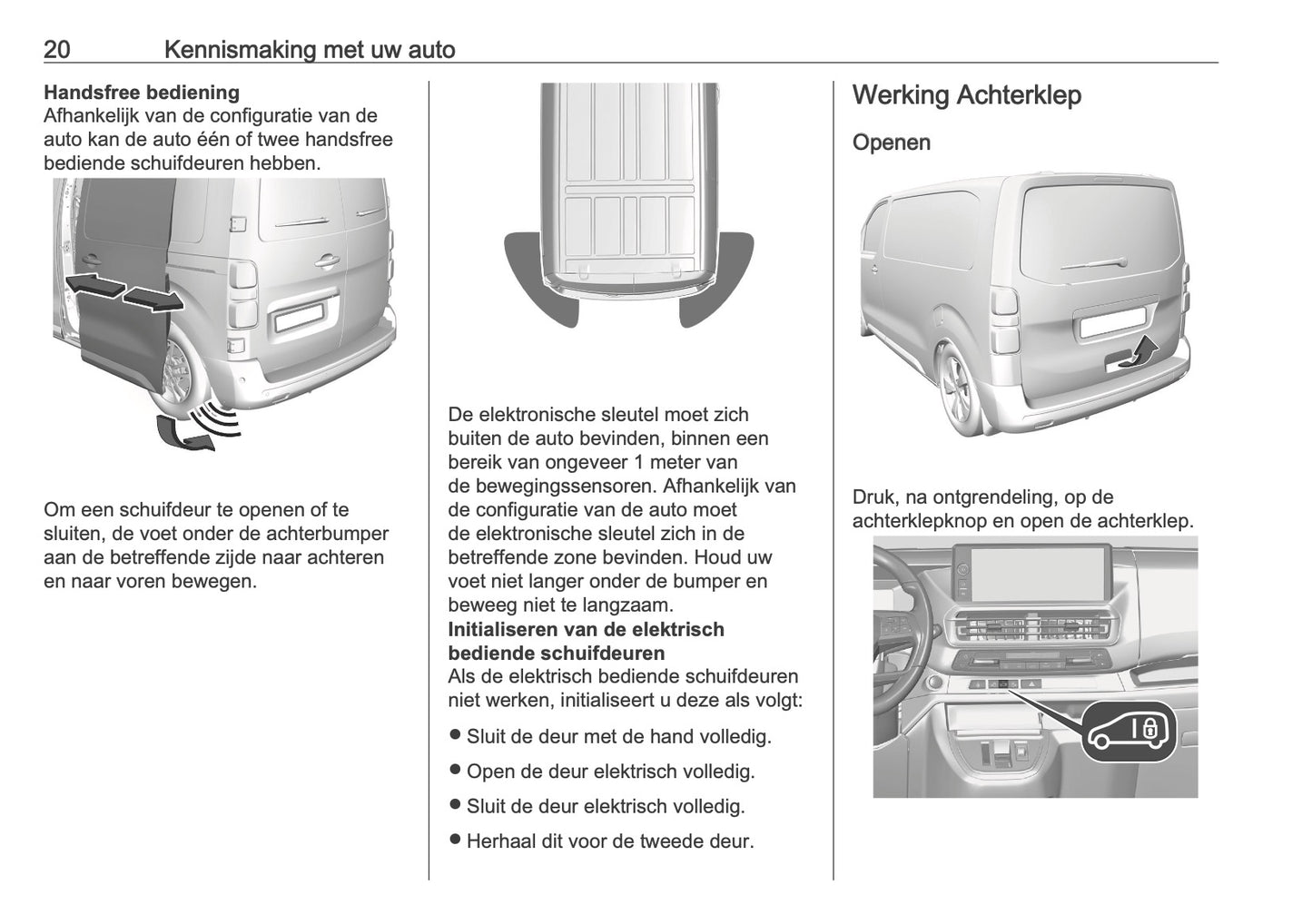 2025-2026 Opel Vivaro Owner's Manual | Dutch