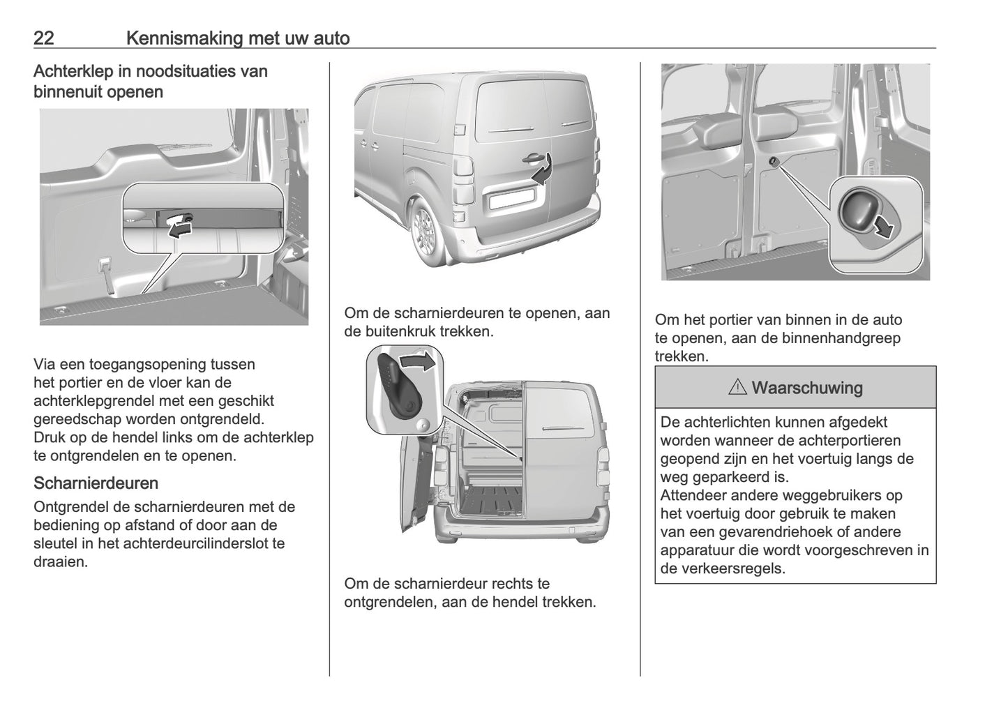 2025-2026 Opel Vivaro Owner's Manual | Dutch