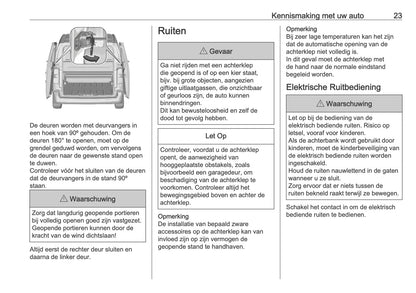 2025-2026 Opel Vivaro Owner's Manual | Dutch