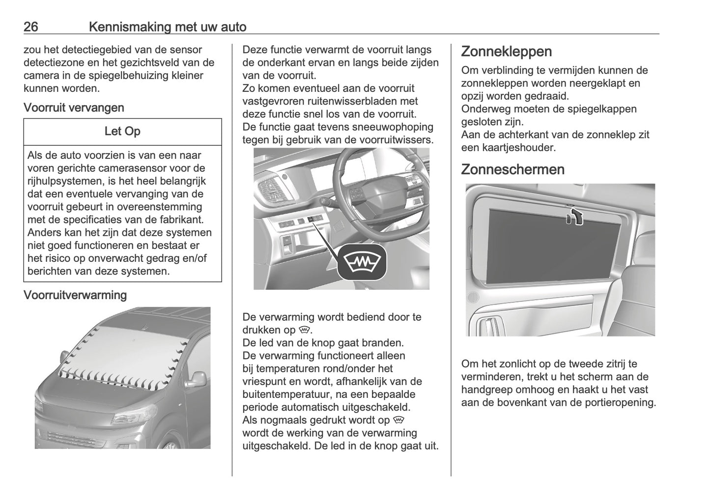 2025-2026 Opel Vivaro Owner's Manual | Dutch