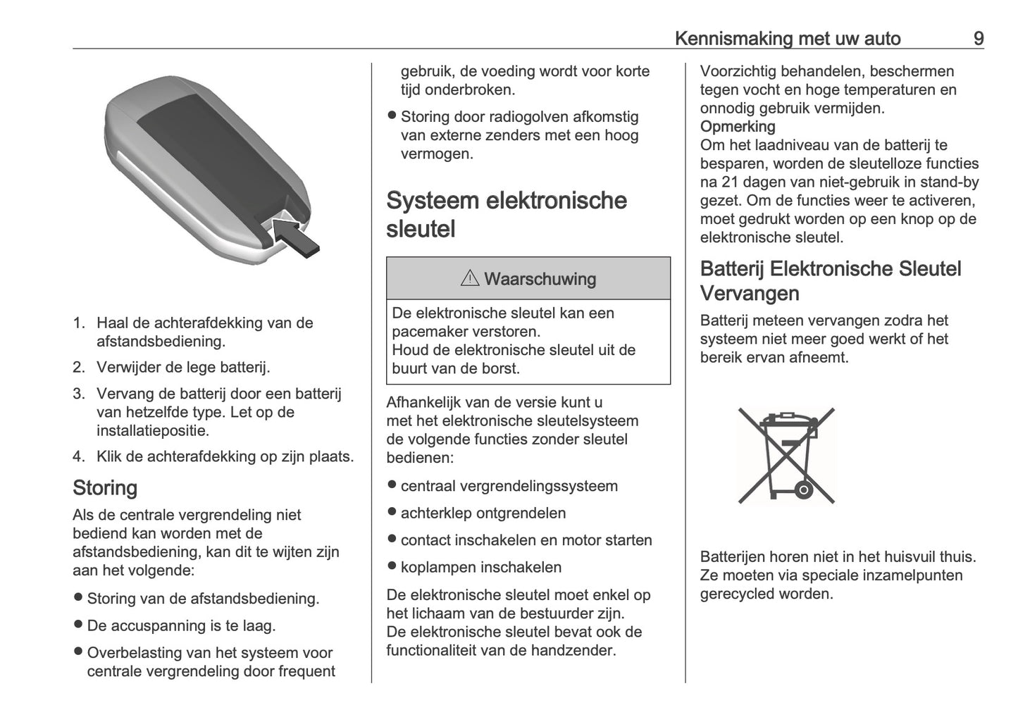 2025-2026 Opel Vivaro Owner's Manual | Dutch