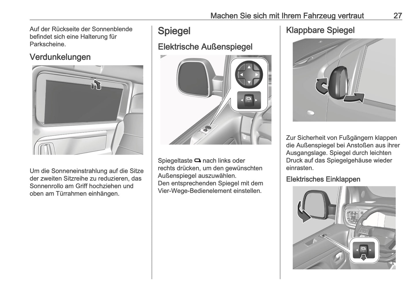 2025-2026 Opel Zafira Life Bedienungsanleitung | Deutsch
