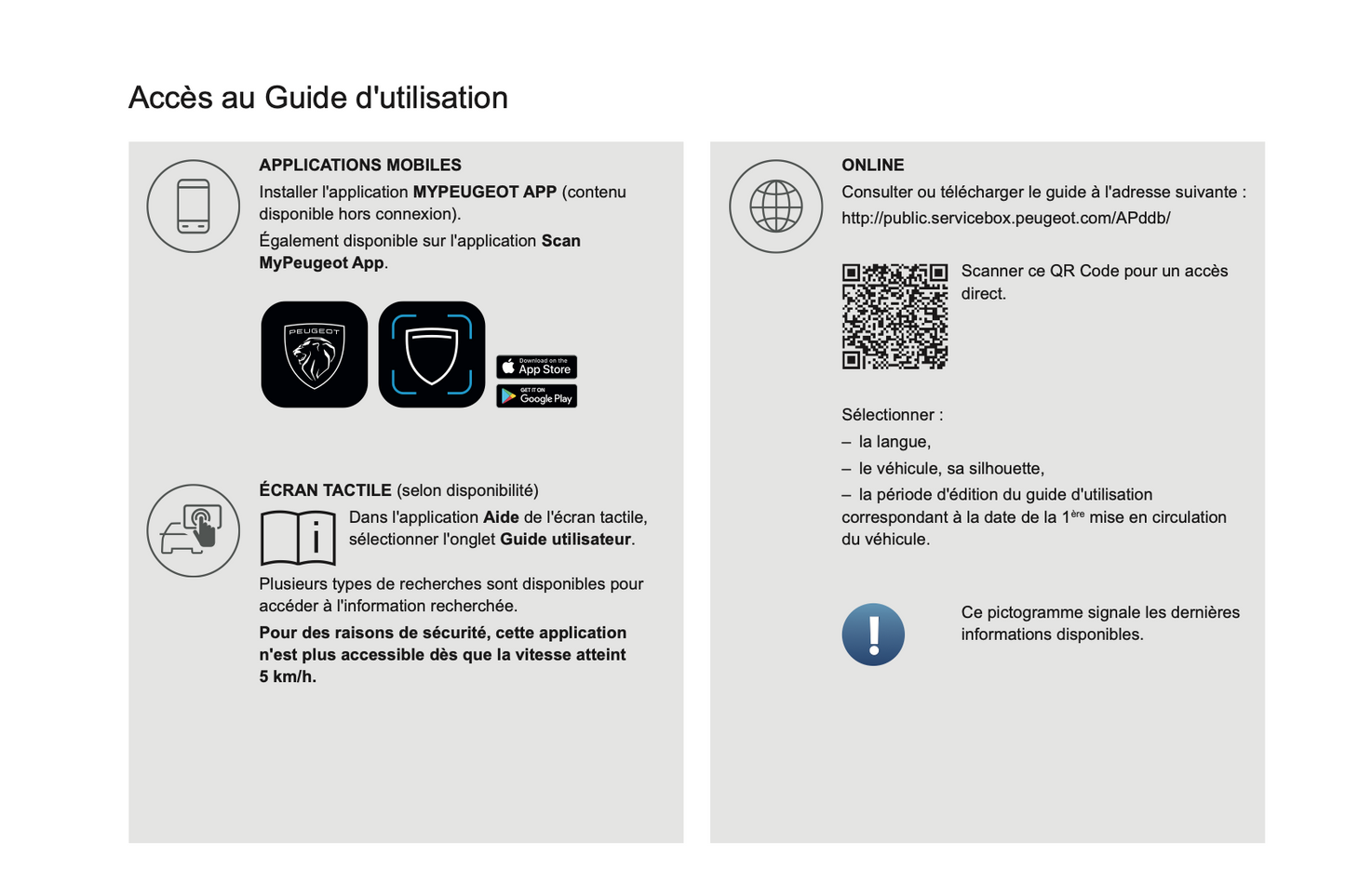 2023-2024 Peugeot 2008 / e-2008 Owner's Manual | French