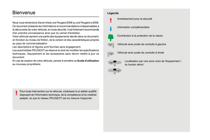 2023-2024 Peugeot 2008 / e-2008 Owner's Manual | French