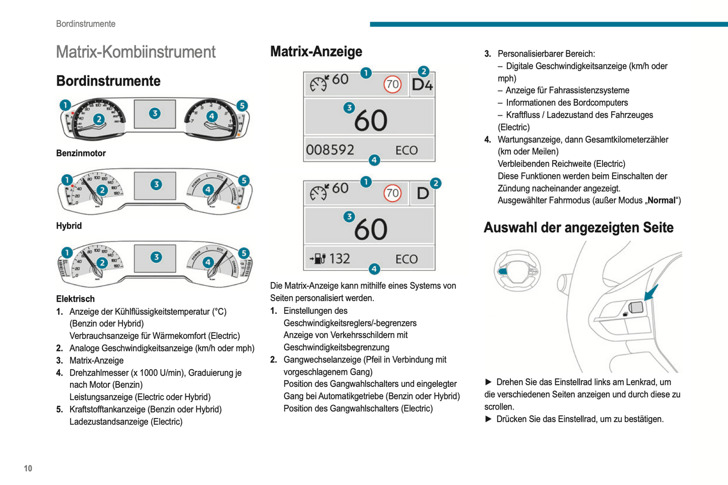 2023-2024 Peugeot 208/e-208 Bedienungsanleitung | Deutsch