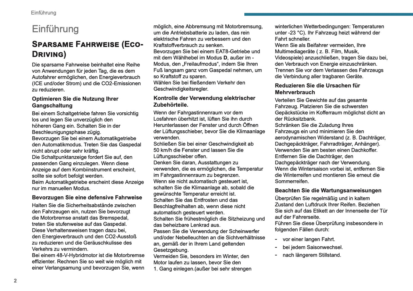 2025-2026 Peugeot 3008/5008 Owner's Manual | German