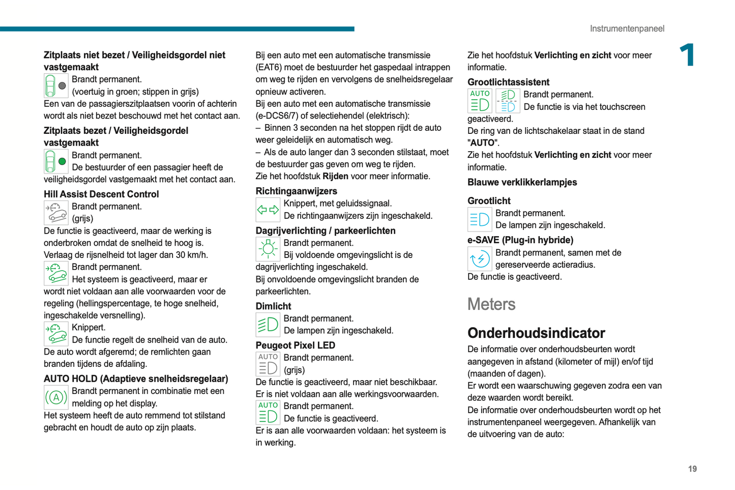 2024 Peugeot 3008/e-3008 Owner's Manual | Dutch