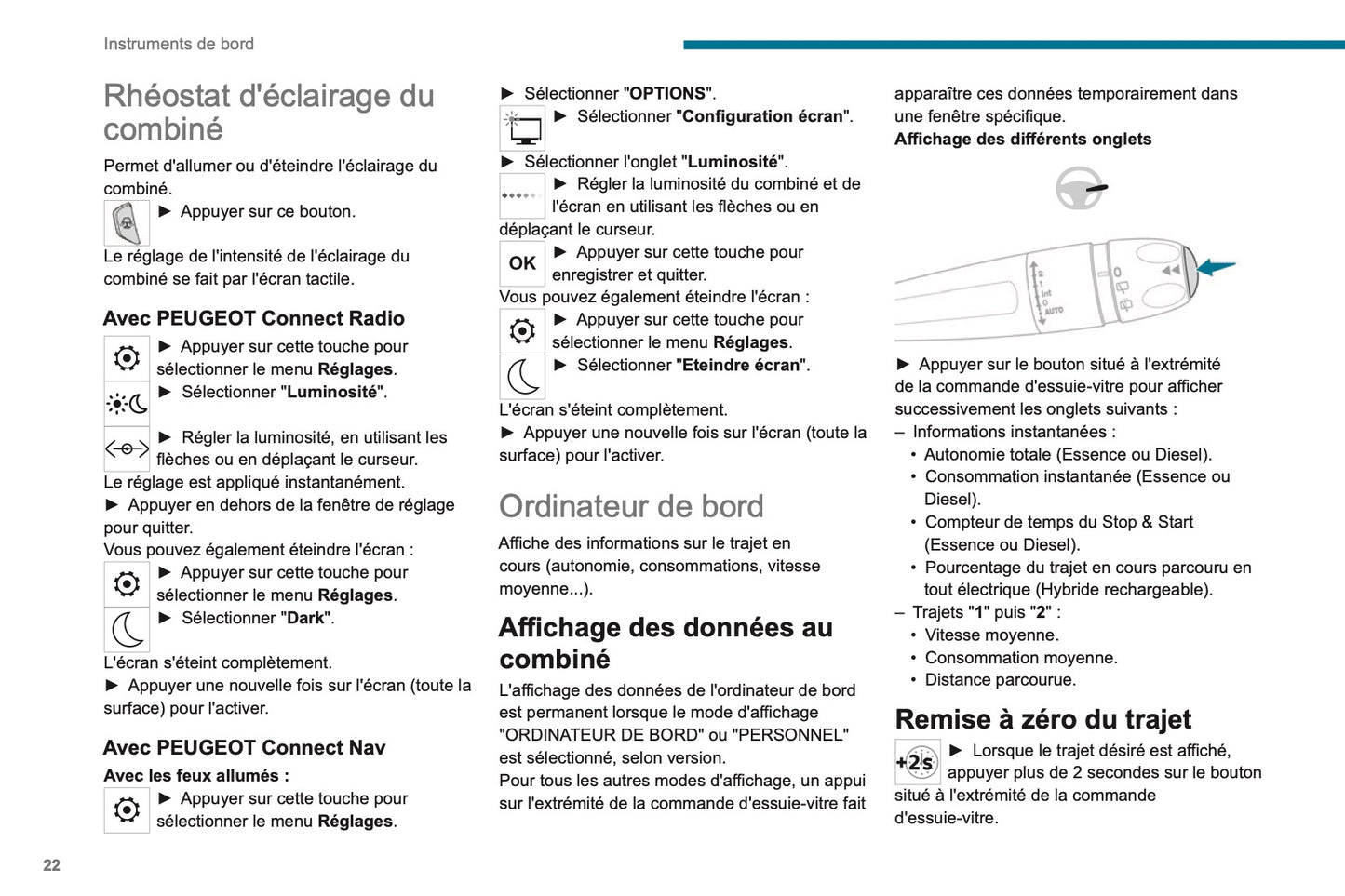 2022-2023 Peugeot 3008/5008 Owner's Manual | French