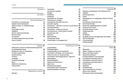 2023-2024 Peugeot 3008/5008 Owner's Manual | Dutch