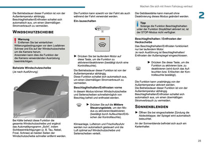 2025-2026 Peugeot 308 Owner's Manual | German