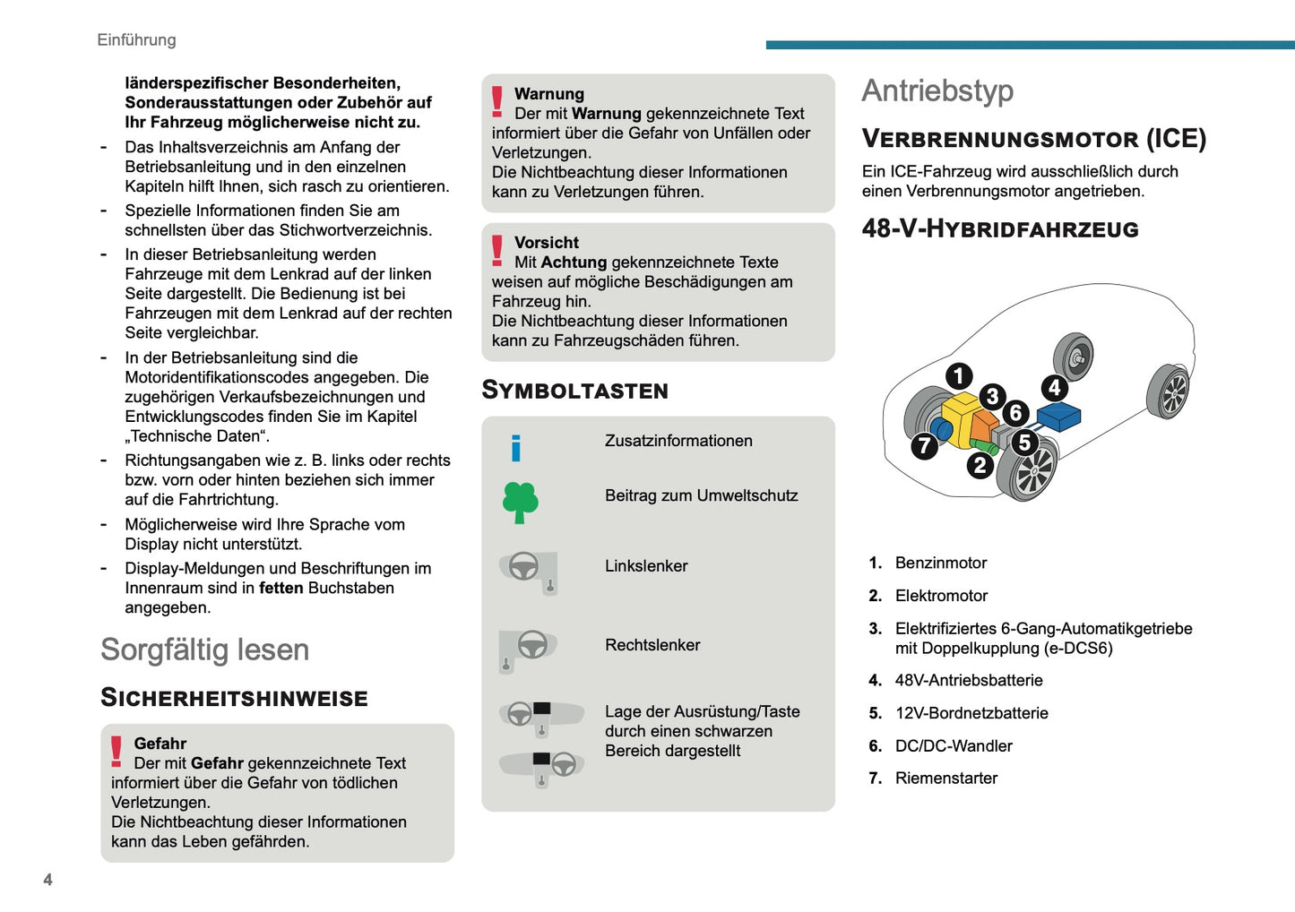2025-2026 Peugeot 308 Owner's Manual | German