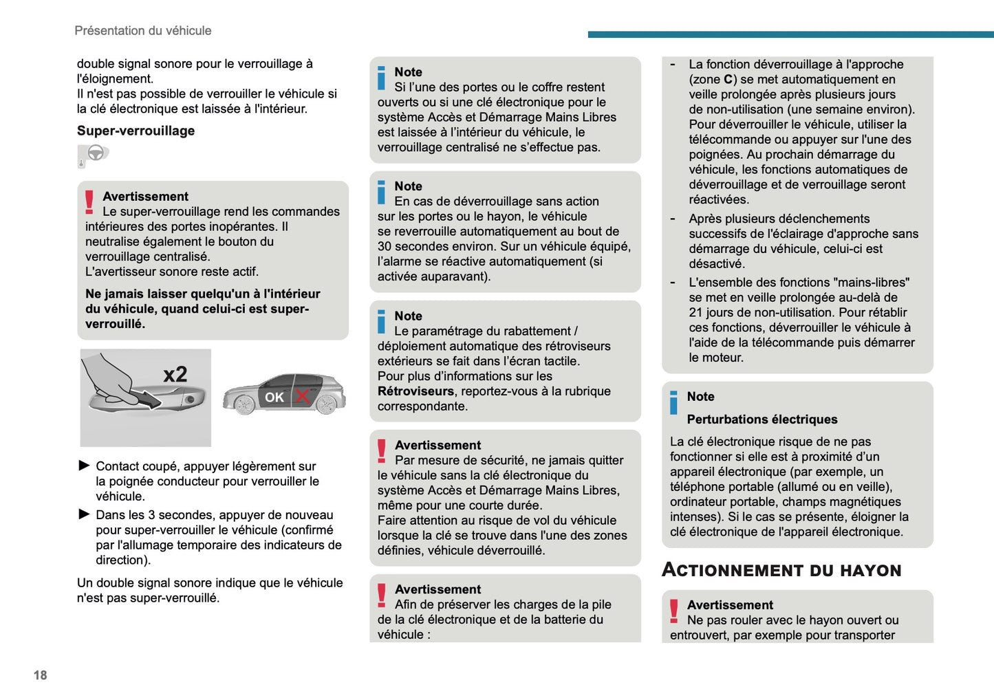 2025-2026 Peugeot 308 Owner's Manual | French