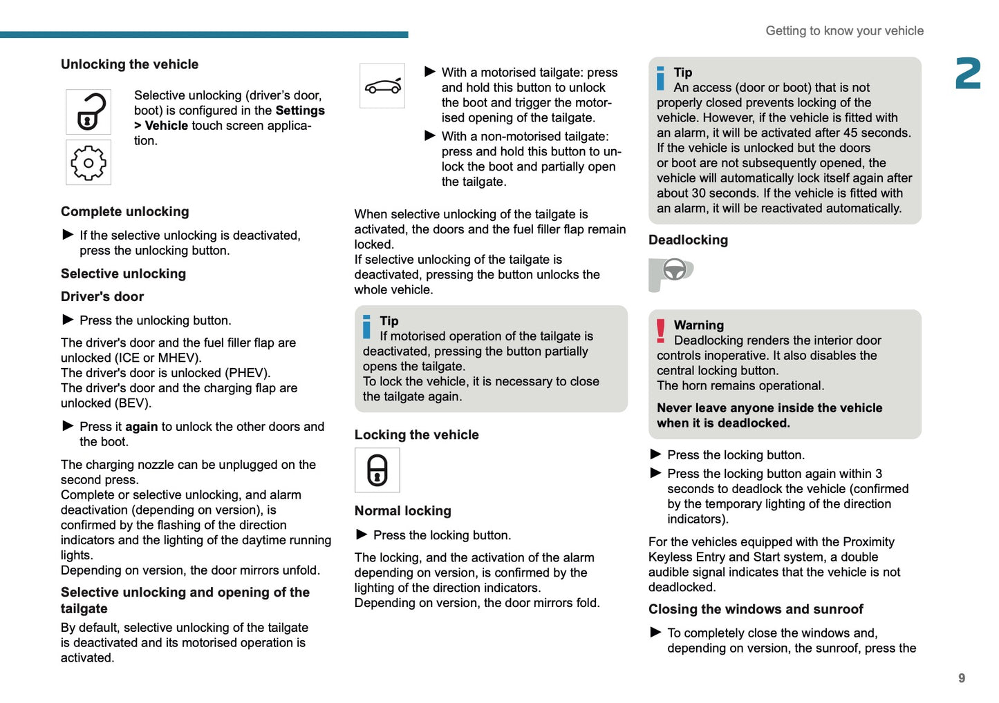 2025-2026 Peugeot 308 Owner's Manual | English